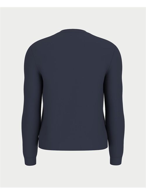 Guess Jeans long sleeve crew neck regular Mini Triangle Tee GUESS | M4BI77-KCII1A71W