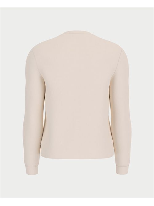 Guess Jeans long sleeve crew neck regular Mini Triangle Tee GUESS | M4BI77-KCII1G053
