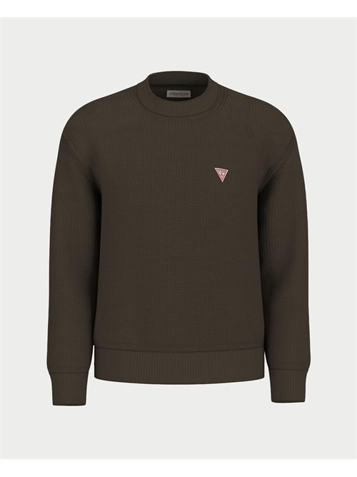 Long crew neck sweater for men Guess Jeans GUESS | M4BR30-Z3HM1G1Y7