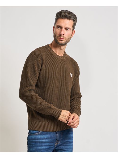Long crew neck sweater for men Guess Jeans GUESS | M4BR30-Z3HM1G1Y7