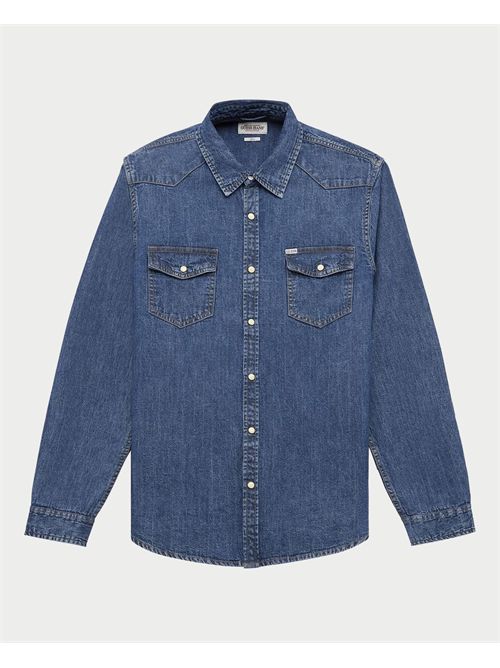 Camicia in denim con lacci uomo Guess Jeans GUESS | M4YH55-D5EI1GJRW
