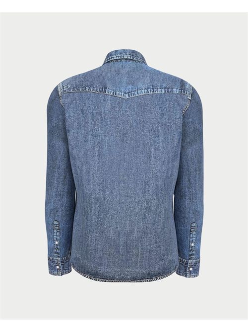 Camicia in denim con lacci uomo Guess Jeans GUESS | M4YH55-D5EI1GJRW