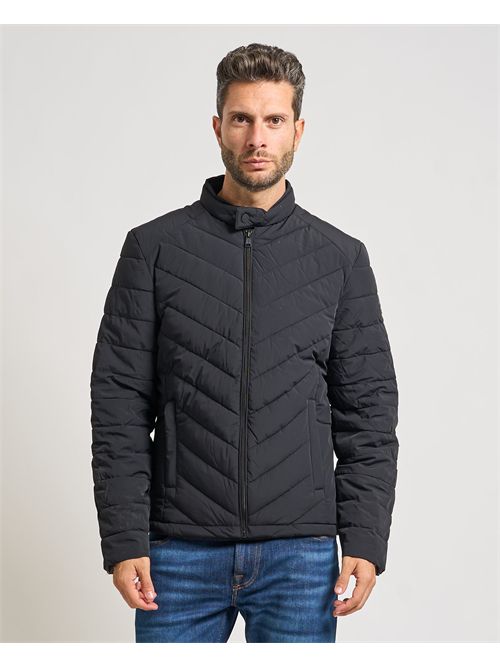 Guess Stretch Nylon Padded Jacket GUESS | M4YL05-WG9O2JBLK