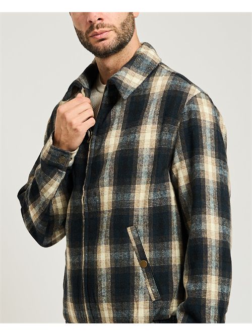 Guess Jeans Plaid Wool Jacket GUESS | M5BL1C-W2932L12E