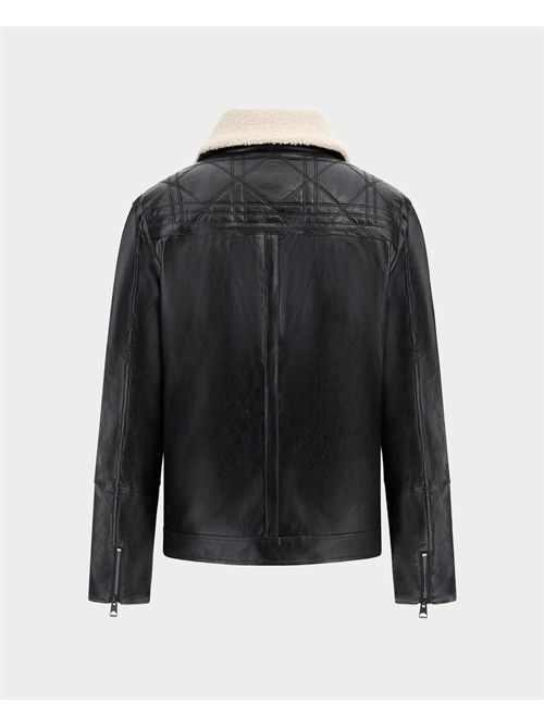 Guess Men's Quilting Jacket with Fur GUESS | M5BL2N-W0390JBLK