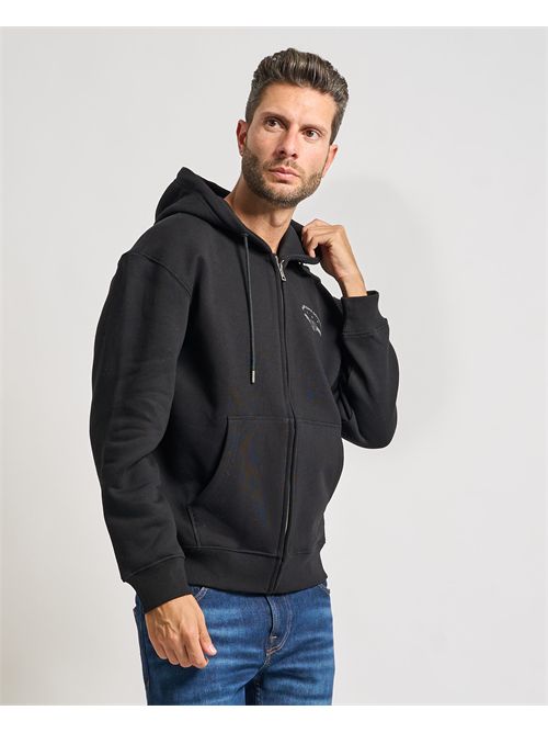 Full zip sweatshirt for men Guess Jeans GUESS | M5BQ28-K9V31JBLK