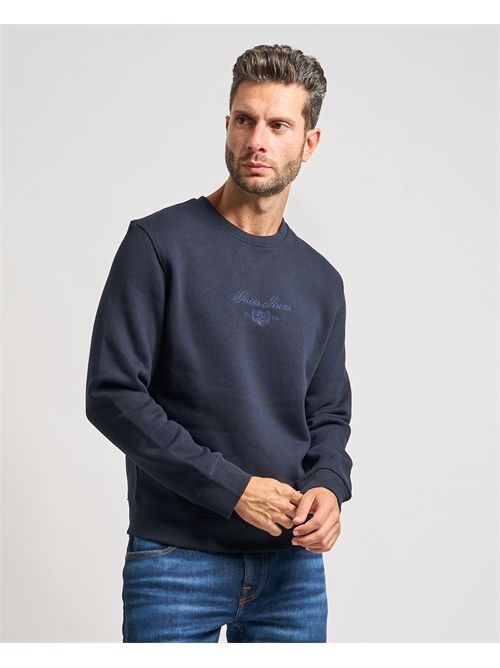 Guess Jeans Slim Script Crewneck GUESS | M5BQ35-K9V31A71W