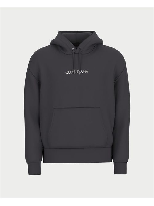 Guess Jeans long sleeve Hooded regular embroidered Sweat GUESS | M5RQ38-KCPR1JBLK