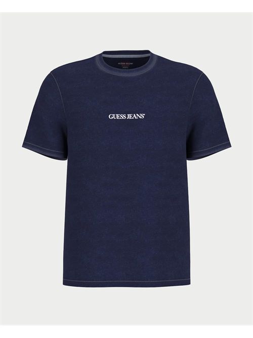 T-Shirt Slim fit con ricamo uomo Guess Jeans GUESS | M5YI34-KCTG1BL1N