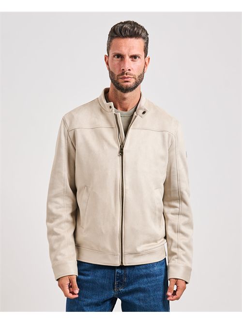 Giacca Biker uomo Guess in simil scamosciato GUESS | M5YL02-W0252G1CA