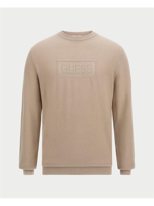 Maglione Harrison girocollo Stitch Logo uomo Guess GUESS | M5YR02-Z3FB1G1CA