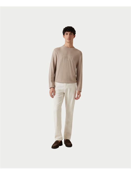 Pull Harrison col rond Stitch Logo homme Guess GUESS | M5YR02-Z3FB1G1CA