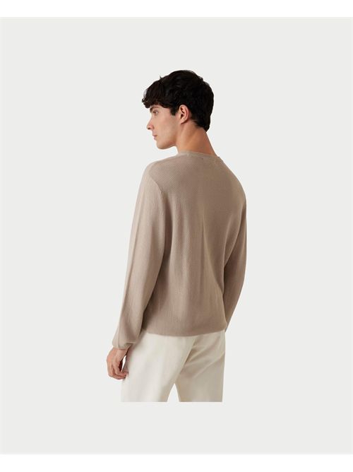 Pull Harrison col rond Stitch Logo homme Guess GUESS | M5YR02-Z3FB1G1CA