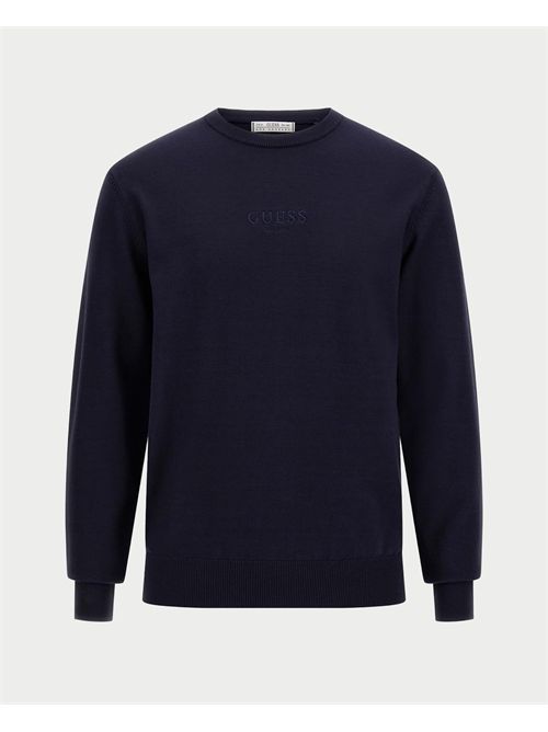 Maglione Hervey girocollo con logo uomo Guess GUESS | M5YR08-Z3FC2G7V2