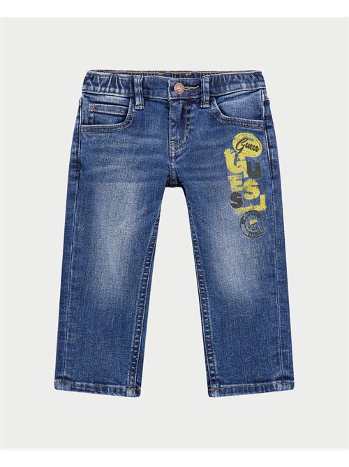 Regular jeans with patches for boys Guess GUESS | N5BA00-D46T0MTP2