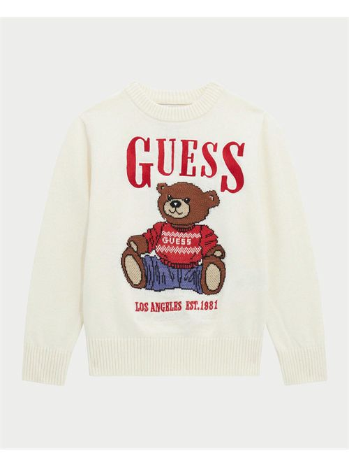 Maglione manica lunga bambino Guess in misto cotone GUESS | N5BR05-Z2BB0G018