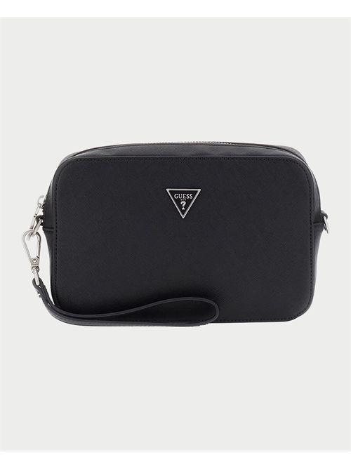 Guess men's saffiano beauty case in Milan GUESS | PMMISA-P5245BLA