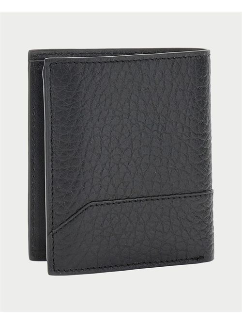 Petit portefeuille Guess Barcelona homme en cuir véritable GUESS | SMBAGR-LEA22BLA