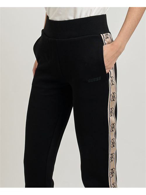 Guess Women's Britney Jogger Pants with Side Stripe GUESS | V2YB15-KB3P2JBLK