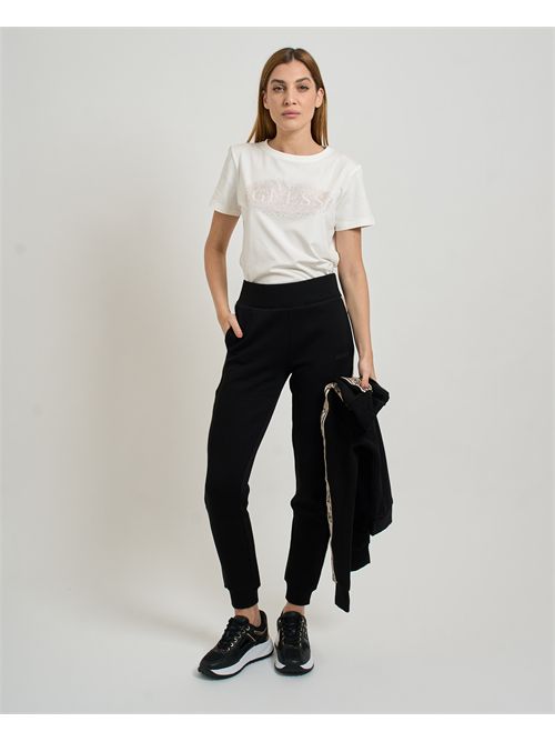 Guess Women's Britney Jogger Pants with Side Stripe GUESS | V2YB15-KB3P2JBLK