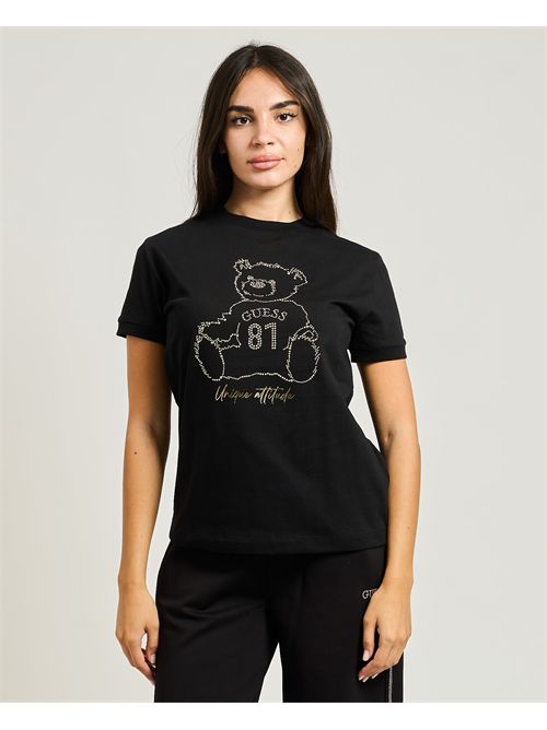 Guess Unique Attitude short sleeve T-Shirt GUESS | V5BI16-K8FQ4JBLK