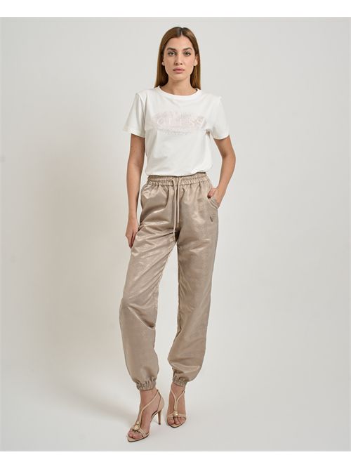 Guess women's jogger trousers with 4G logo GUESS | V5YB14-WHFU0FJ8F