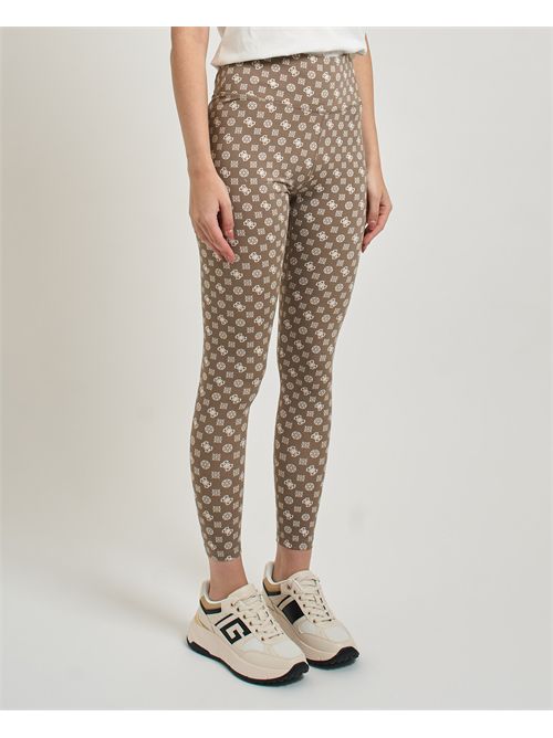 Guess Peony Logomania Leggings GUESS | V5YB18-MC03WP8HI