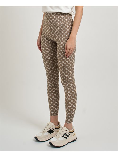 Guess Peony Logomania Leggings GUESS | V5YB18-MC03WP8HI