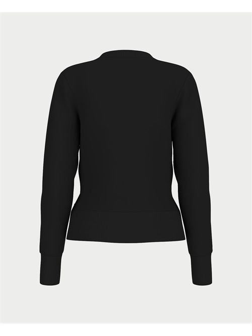 Maglione scollo a V con ricamo  donna Guess Jeans GUESS | W4BR84-Z3HO2JBLK