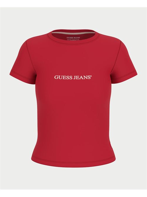 T-Shirt Logo Print donna Guess Jeans GUESS | W4YI01-J1314G585
