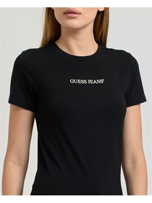 Guess women's slim fit crew neck t-shirt GUESS | W4YI01-J1314JBLK