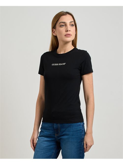 Guess women's slim fit crew neck t-shirt GUESS | W4YI01-J1314JBLK