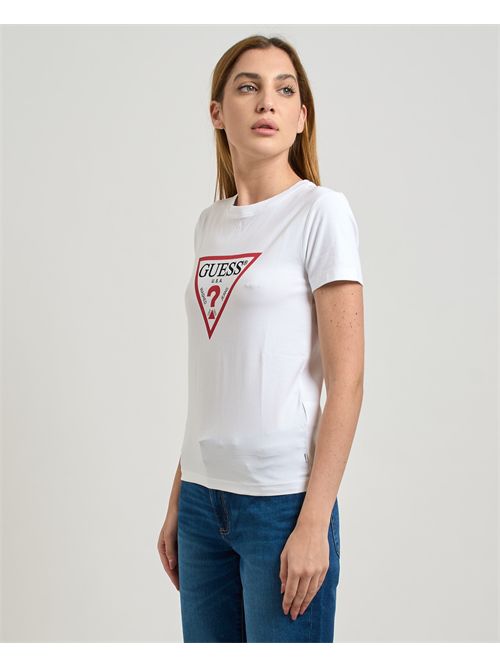Guess women's t-shirt with large logo GUESS | W4YI04-J1314G011