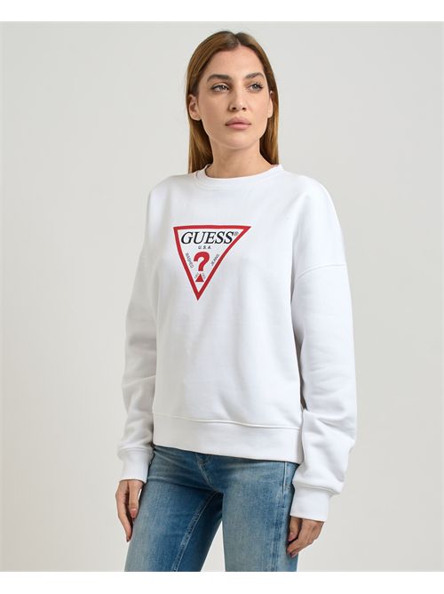 Felpa Iconic Triangle donna Guess Jeans oversize GUESS | W4YQ00-KC811G011