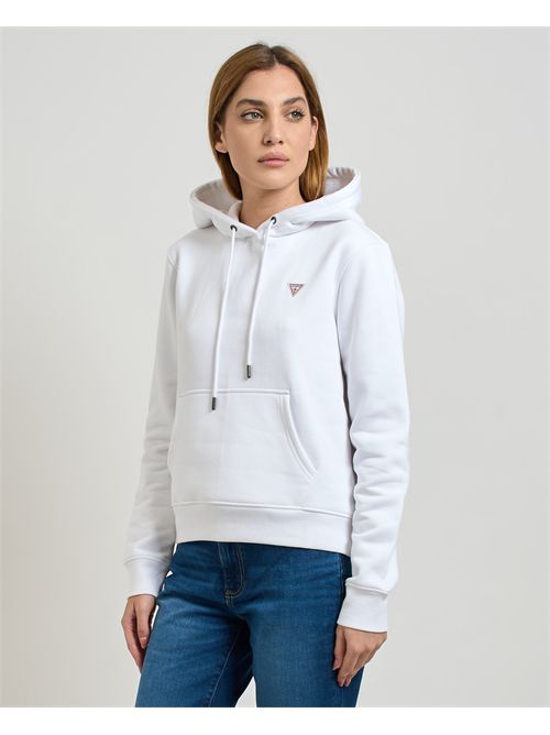 Felpa donna Guess Jeans con tasca a marsupio GUESS | W4YQ04-KC811G011