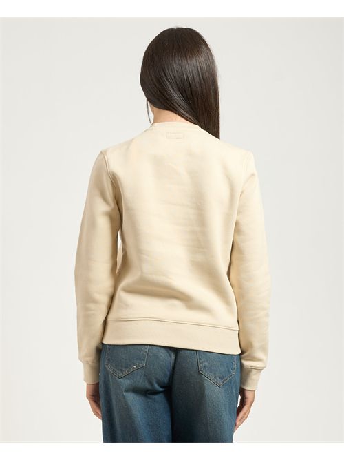 Felpa girocollo con logo ricamato donna Guess Jeans GUESS | W4YQ10-KC811G1W7