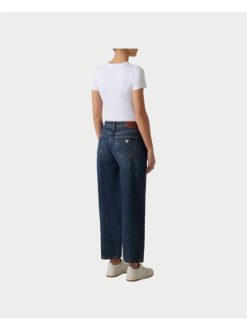 Sweat col rond avec logo brodé femme Guess Jeans GUESS | W5BA2X-D5M4EGJVN