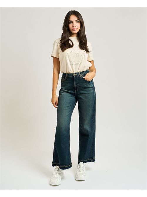 Guess Jeans Wide Leg Cropped GUESS | W5BA2Z-D5RABGJVI