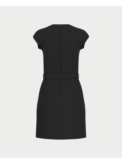 Abito Chrissy donna Guess con scollo a V e cintura GUESS | W5BK21-KCMU2JBLK
