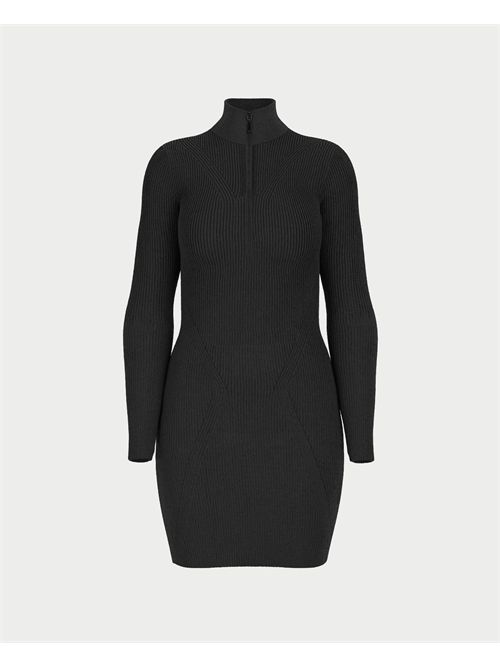 Guess Long sleeve Half Zip Harley sweater Dress GUESS | W5BK45-Z0572JBLK