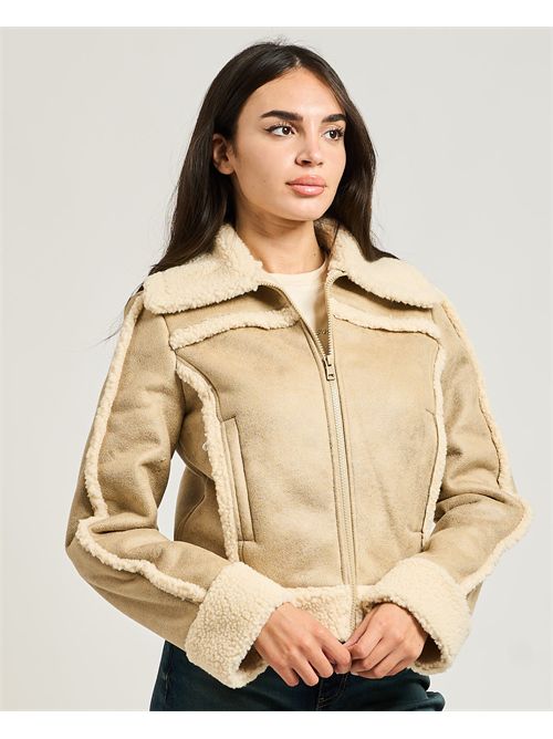 Guess Jeans Faux Shearling Jacket GUESS | W5BL13-W1862A117