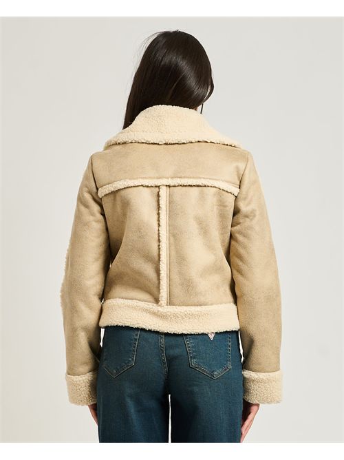 Guess Jeans Faux Shearling Jacket GUESS | W5BL13-W1862A117