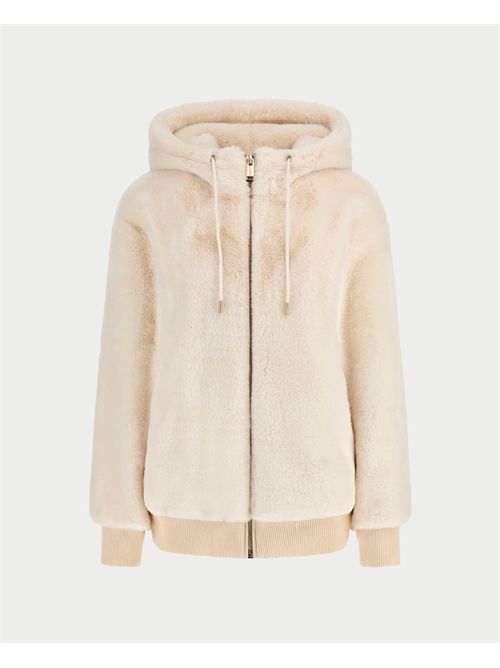 Guess Lucrezia Faux Fur Logo Jacket GUESS | W5BL66-W3890G012