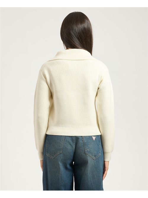 Maglione con collo a zip donna Guess Jeans GUESS | W5BR06-Z0572G293