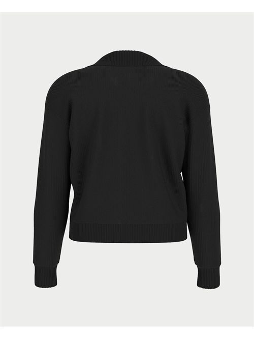 Guess Jeans long sleeve Zipped Collar Cardi GUESS | W5BR06-Z0572JBLK