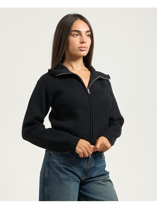 Maglione con collo a zip donna Guess Jeans GUESS | W5BR06-Z0572JBLK