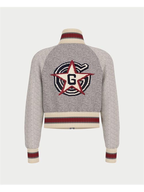 Maglione con zip intarsiato donna Guess Jeans GUESS | W5BR12-Z0561H91S