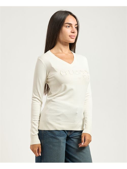 Guess women's Saylor V-neck sweater GUESS | W5BR41-Z2NQ2G012