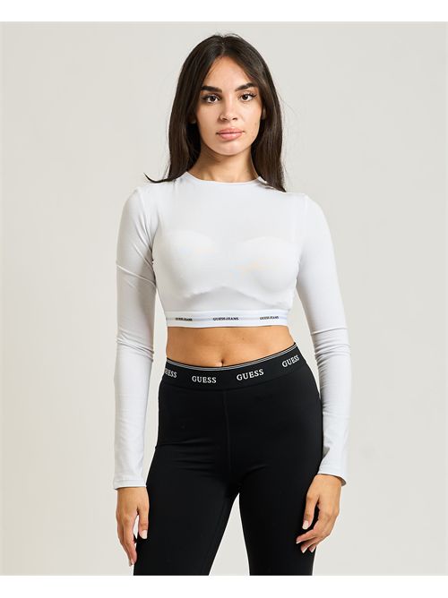 Guess Jeans long sleeve Crop Top GUESS | W5BZ09-KBBU1G011