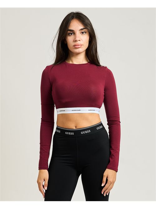 Guess Jeans long sleeve Crop Top GUESS | W5BZ09-KBBU1G588